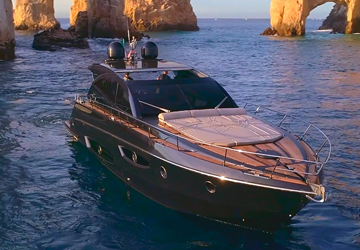 65' Granturismo Rio Cabo Luxury Yacht Charters, Los Cabos Boat Rentals, Yacht Charters Cabo San Lucas, Baja Sur mexico, La Paz, Cabo Luxury Yacht Charters