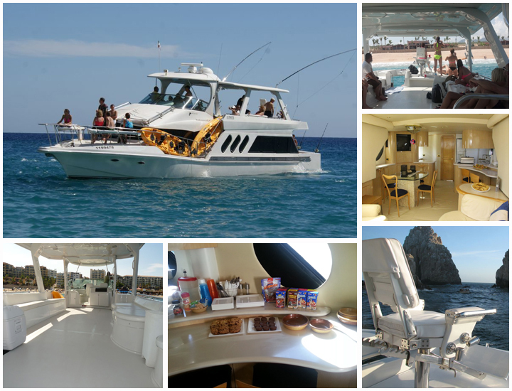 72' blueWater Cabo Mexico Yacht Charters and Boat rentals